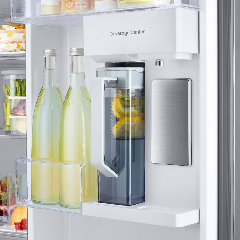 Samsung Bespoke SidebySide Refrigerator (28 cu. ft.) with Beverage